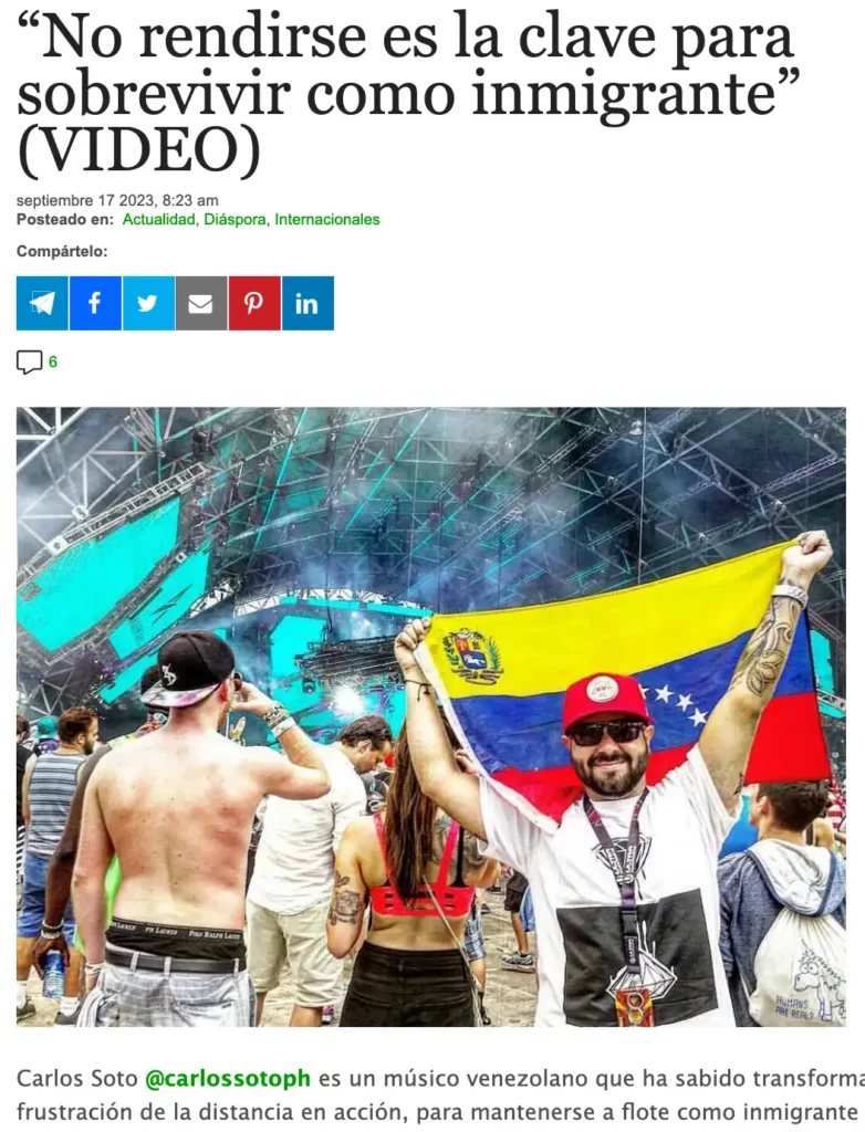 Patilla.com Interview Carlos Soto